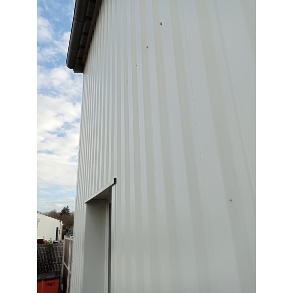 Bardage alu blanc