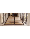 Escalier acier et bois