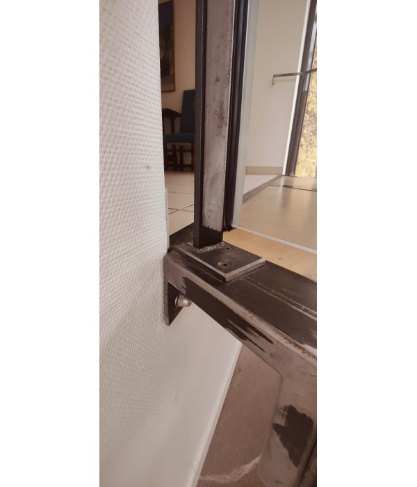 Escalier acier et bois