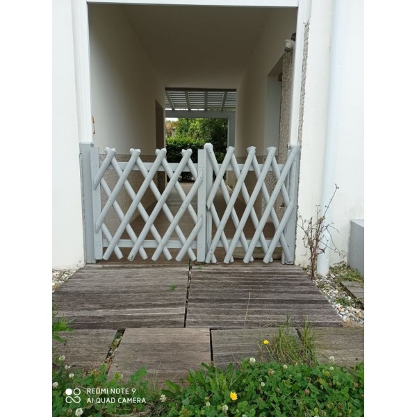 194x110 Portail en bois -...