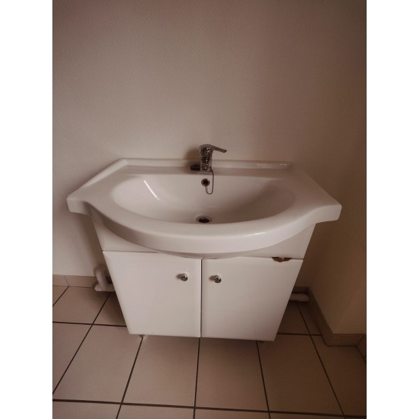 76x52 Lavabo céramique +...