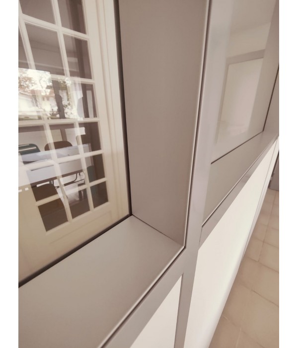 510x250cm Cloison modulaire + porte...