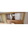 166x210 Cloison cadre bois vitrée
