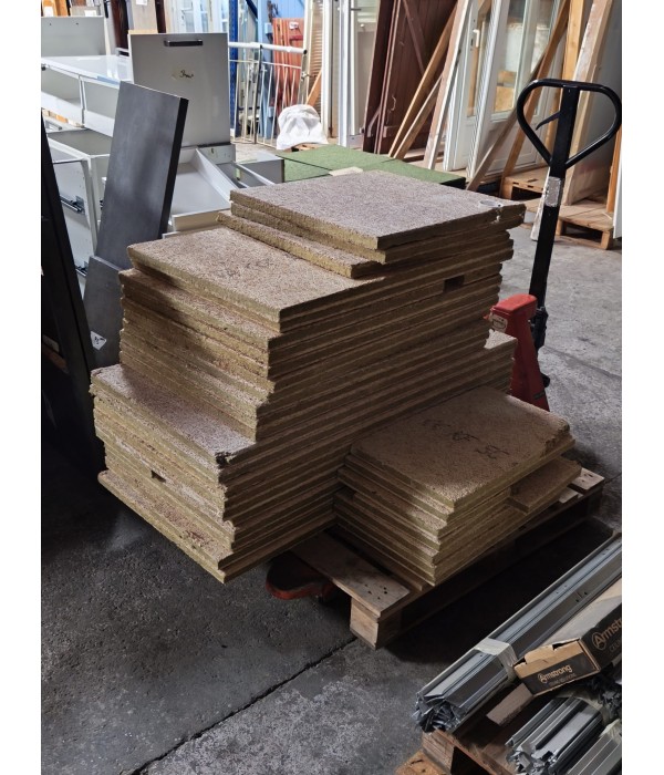 14 m2 Lot panneaux isolants Fibralith