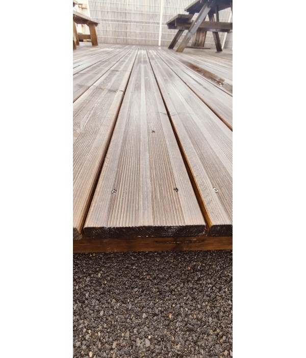 Terrasse bois : lames + lambourdes