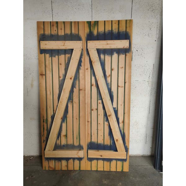 120x199.5 Volets bois a...