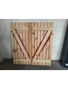 124x131.5 volets bois
