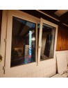 135x120 Fenêtre PVC DV oscillo battante