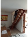 Escalier bois quart tournant