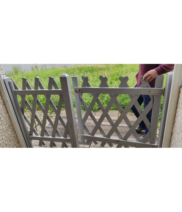 194x110 Portail en bois - Type...