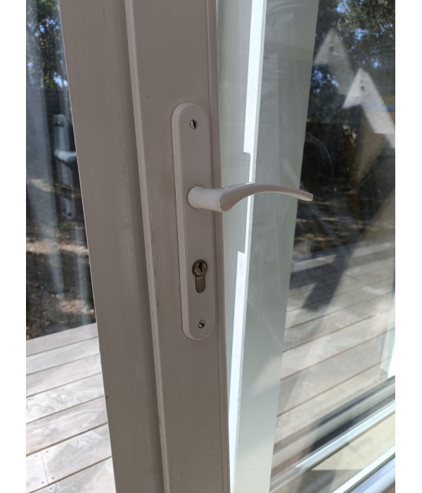 89x225 Porte vitrée PVC DV