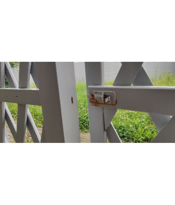 194x110 Portail en bois - Type...