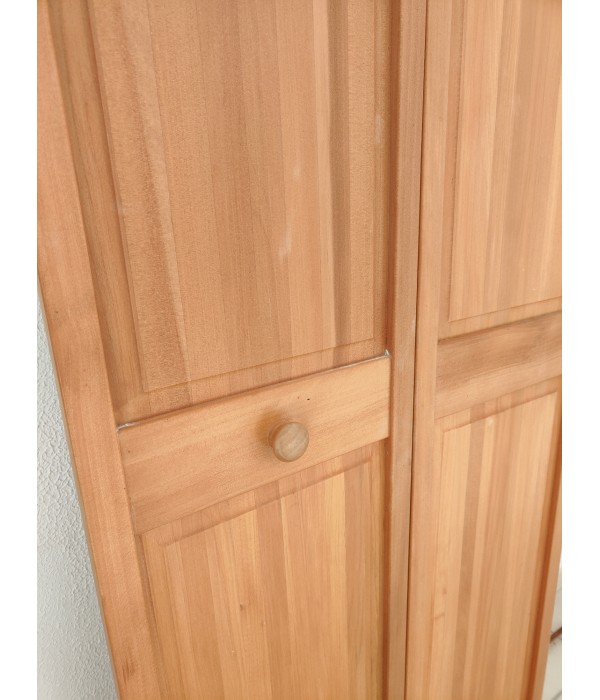 porte placard bois massif accordéon 