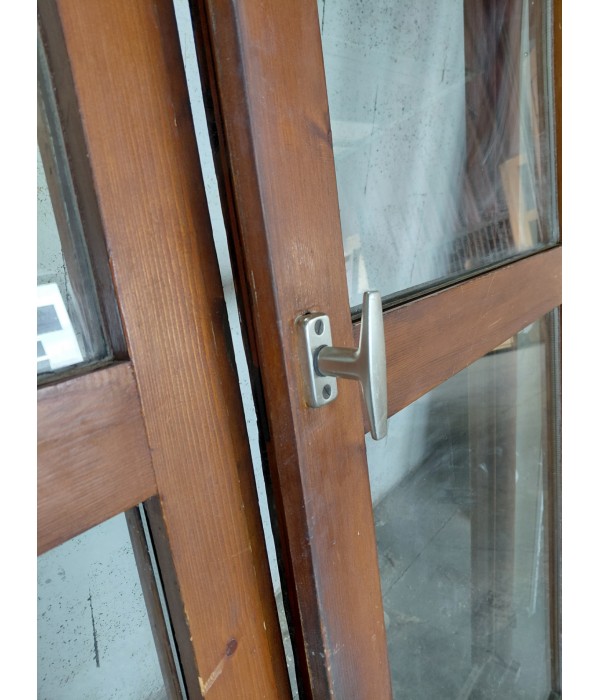 157x228 Double porte vitrée bois DV...