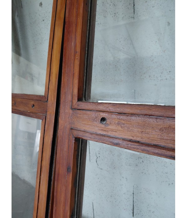 157x228 Double porte vitrée bois DV...
