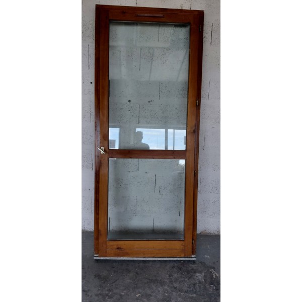 95x228 Porte vitrée bois DV...