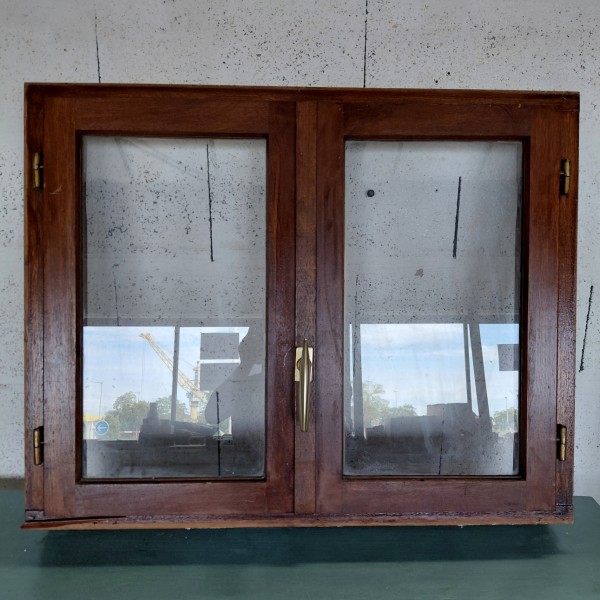 95x77 Fenêtre double bois SV