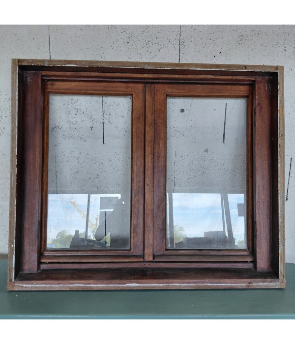 95x77 Fenêtre double bois SV