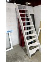 Escalier bois en pas japonais