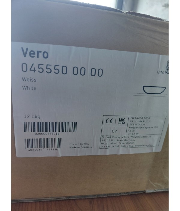 [Neuf]Vasque céramique DURAVIT Vero...
