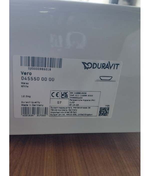 [Neuf]Vasque céramique DURAVIT Vero...