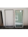 _Porte vitrée alu blanc TECHNAL 102x205 cm + cadre
