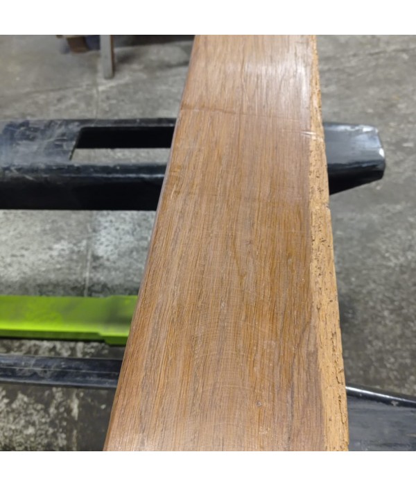 Habillage cheminée chêne