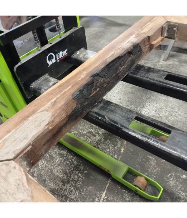 Habillage cheminée chêne